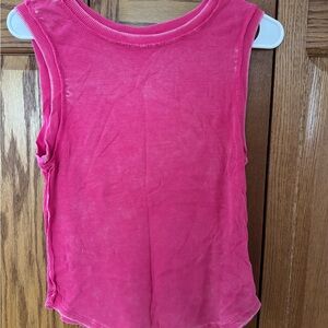 Pink Sleeveless Women Top